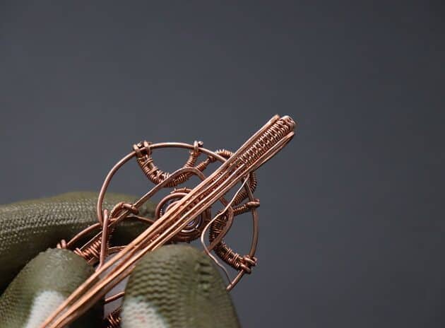 Wire-Wrapping Beautiful Hexagonal Crystal Point Pendant Tutorial 173