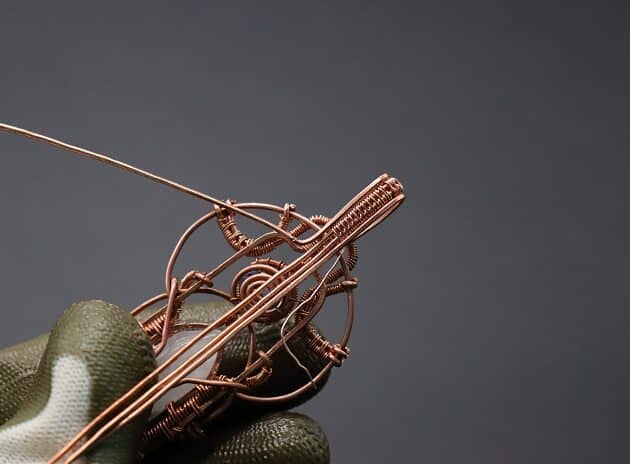 Wire-Wrapping Beautiful Hexagonal Crystal Point Pendant Tutorial 174