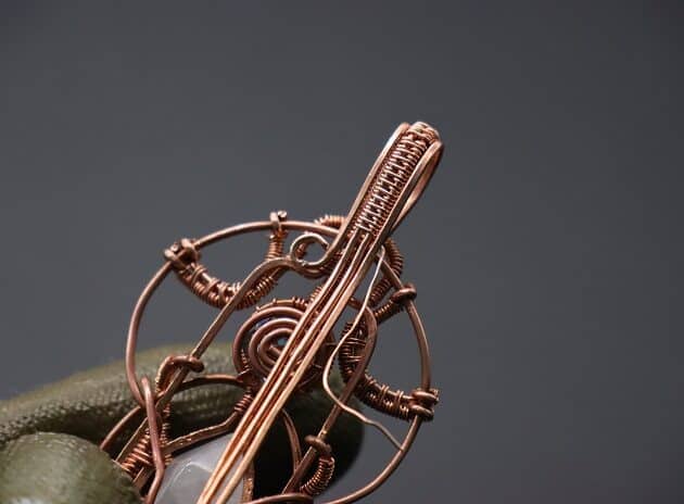 Wire-Wrapping Beautiful Hexagonal Crystal Point Pendant Tutorial 176