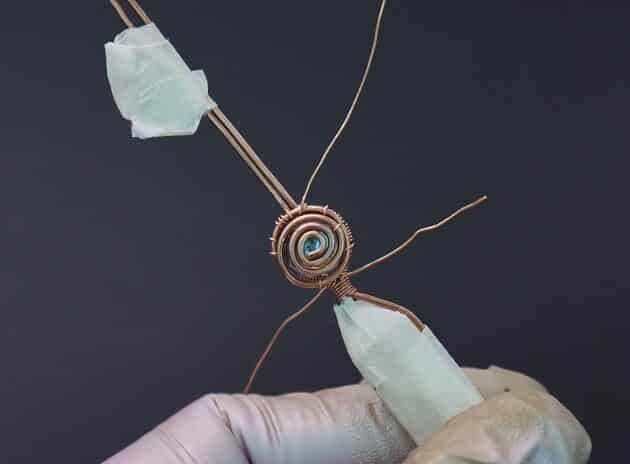 Wire-Wrapping Beautiful Hexagonal Crystal Point Pendant Tutorial 33