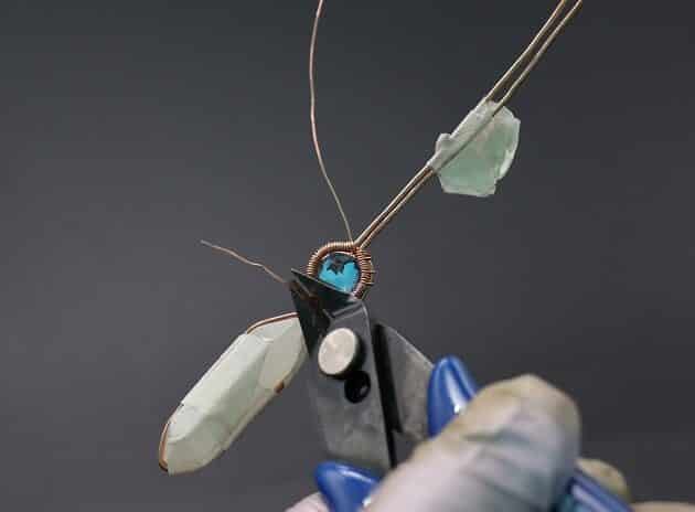 Wire-Wrapping Beautiful Hexagonal Crystal Point Pendant Tutorial 35