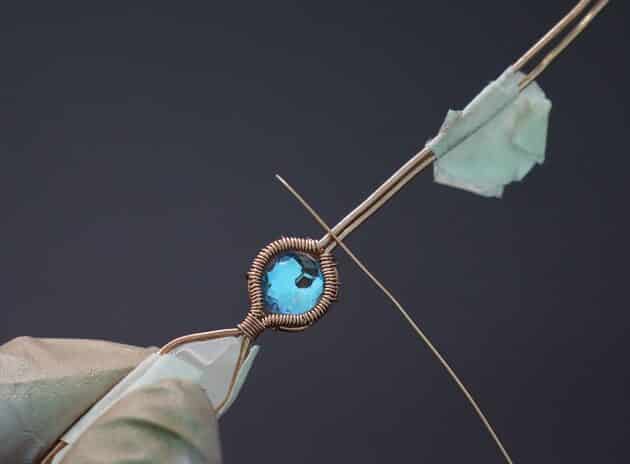Wire-Wrapping Beautiful Hexagonal Crystal Point Pendant Tutorial 38