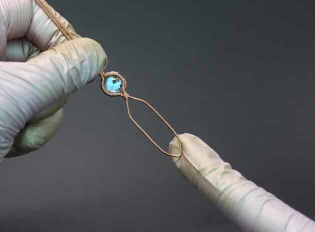 Wire-Wrapping Beautiful Hexagonal Crystal Point Pendant Tutorial 40