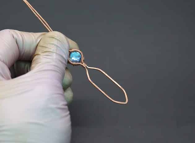 Wire-Wrapping Beautiful Hexagonal Crystal Point Pendant Tutorial 43