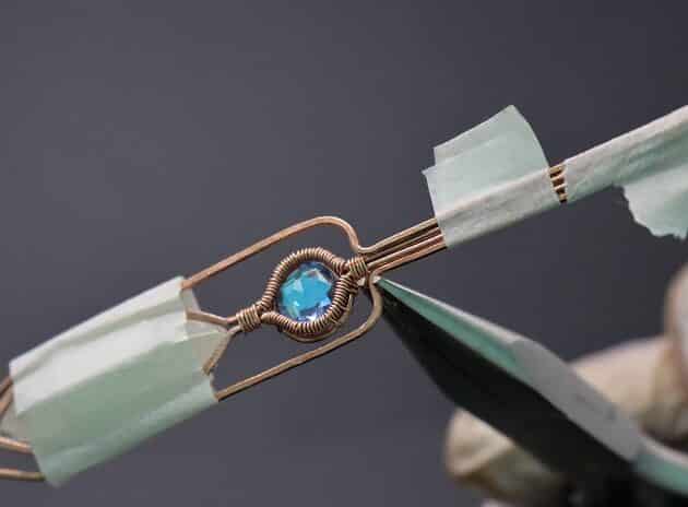 Wire-Wrapping Beautiful Hexagonal Crystal Point Pendant Tutorial 66