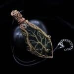 Wire-Wrapping Gold Tree Of Life Heady Cabochon Pendant Tutorial 0