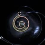 Wire-Wrapping Elegant Gold Copper Nautilus Bead Pendant Tutorial 0