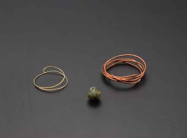Wire-Wrapping Elegant Gold Copper Nautilus Bead Pendant Tutorial 1