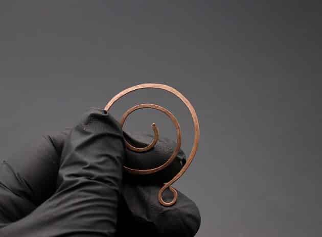 Wire-Wrapping Elegant Gold Copper Nautilus Bead Pendant Tutorial 14
