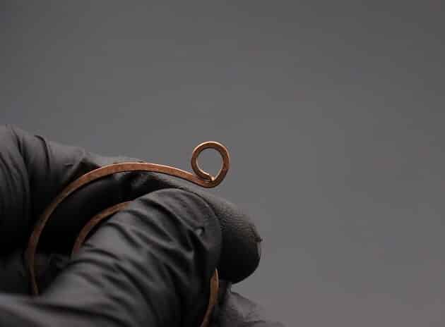 Wire-Wrapping Elegant Gold Copper Nautilus Bead Pendant Tutorial 17
