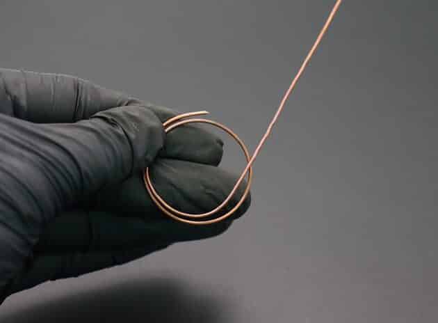 Wire-Wrapping Elegant Gold Copper Nautilus Bead Pendant Tutorial 5