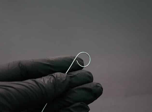 Wire-Wrapping Large Hammered Silver Circle Drop Earrings Tutorial 20