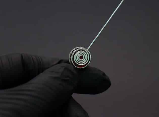 Wire-Wrapping Large Hammered Silver Circle Drop Earrings Tutorial 30