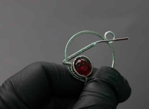 Wire-Wrapping Large Hammered Silver Circle Drop Earrings Tutorial 51