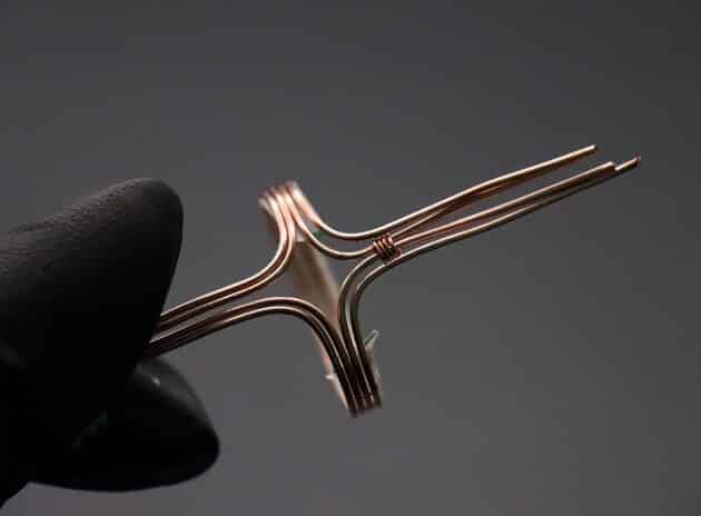 Wire-Wrapping Eugene Oval Diamond Woven Ring Band Tutorial 17