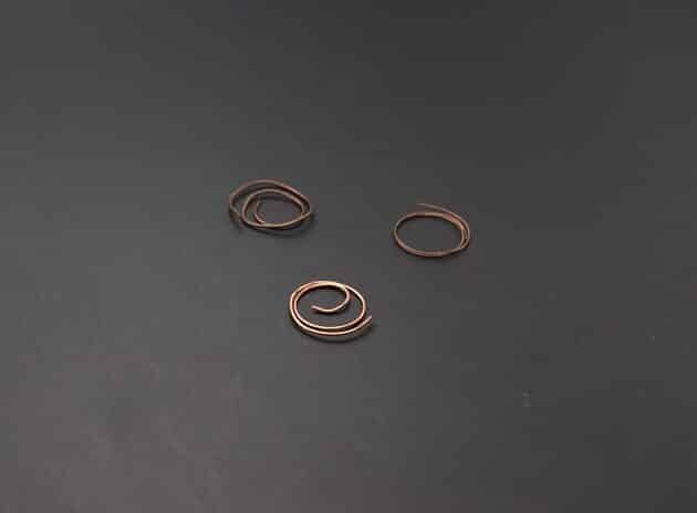Wire-Wrapping Large Copper Wire Flower Drop Earrings Tutorial 1