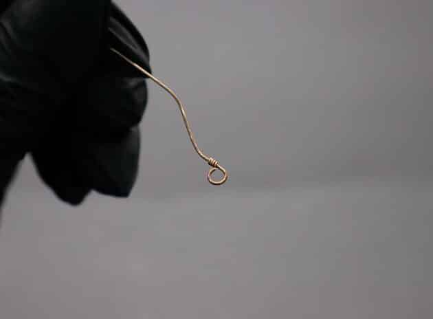 Wire-Wrapping Large Copper Wire Flower Drop Earrings Tutorial 24
