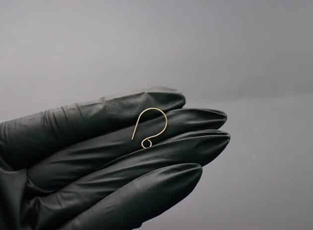 Wire-Wrapping Simple Copper Swirl Dangle Bead Earrings Tutorial 27