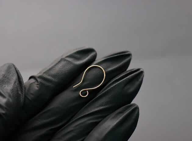 Wire-Wrapping Simple Copper Swirl Dangle Bead Earrings Tutorial 29