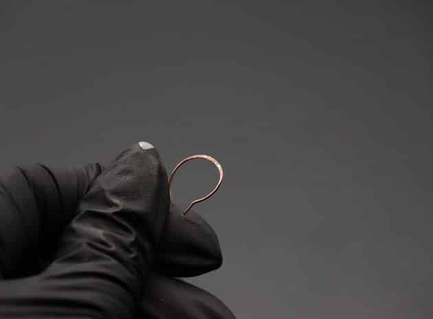 Wire-Wrapping Simple Copper Swirl Dangle Bead Earrings Tutorial 31