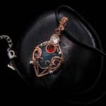 Wire-Wrapping Bejeweled Aqua Jade Pendant Tutorial 0