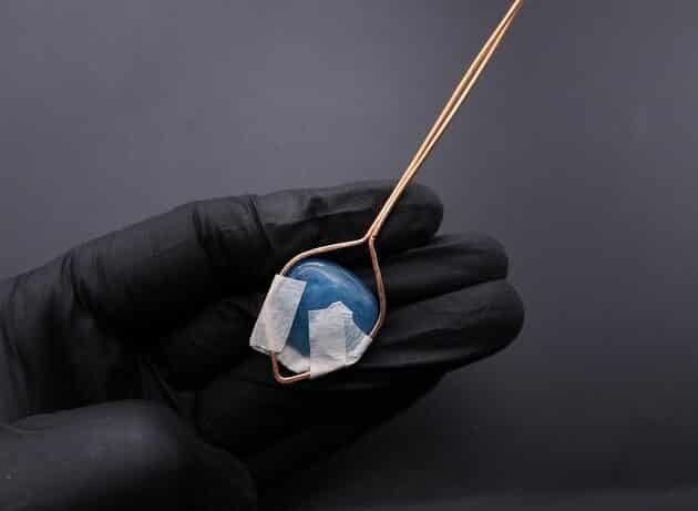 Wire-Wrapping Bejeweled Aqua Jade Pendant Tutorial 14