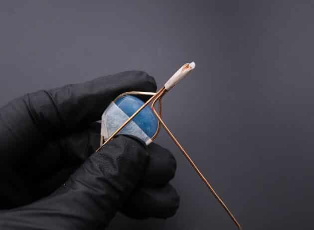 Wire-Wrapping Bejeweled Aqua Jade Pendant Tutorial 21
