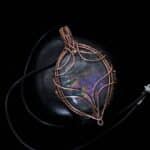 Wire-Wrapping Dreamy Oval Labradorite Copper Pendant Tutorial 0