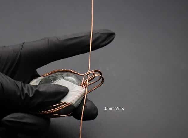 Wire-Wrapping Dreamy Oval Labradorite Copper Pendant Tutorial 60