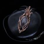 Wire-Wrapping Exotic Almond Devi Gemstone Copper Pendant Tutorial 0