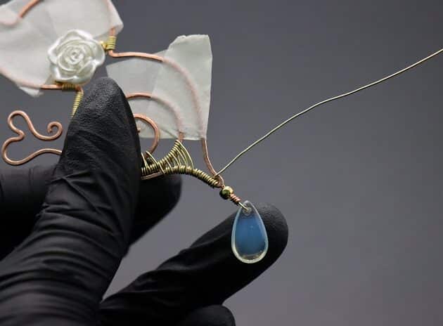 Wire Wrapping Gold Woven Hammered Wire Cat Pendant Tutorial Page 3 Of