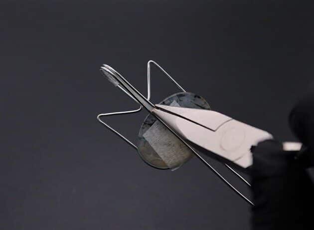 Wire-Wrapping Cute Tabby Cat Head Gemstone Silver Pendant Tutorial 14
