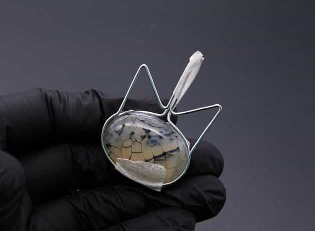 Wire-Wrapping Cute Tabby Cat Head Gemstone Silver Pendant Tutorial 26