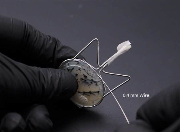 Wire-Wrapping Cute Tabby Cat Head Gemstone Silver Pendant Tutorial 27