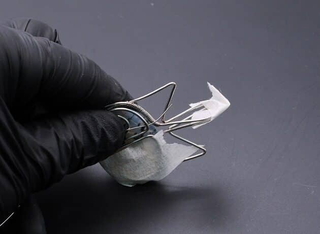Wire-Wrapping Cute Tabby Cat Head Gemstone Silver Pendant Tutorial 37