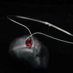 Wire-Wrapping Fine Silver Ruby Teardrop Circlet Headpiece Tutorial 0