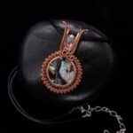 Wire-Wrapping Rustic Round Abalone Shell Coiled Coil Pendant Tutorial 0