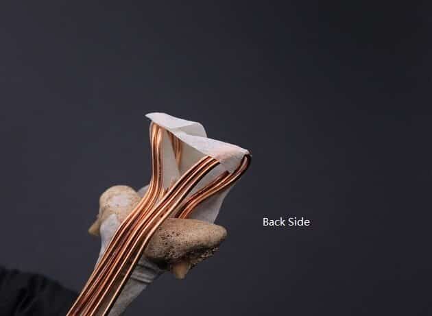 Wire-Wrapping Shark Tooth With Diamond Weave Bail Pendant Tutorial 13