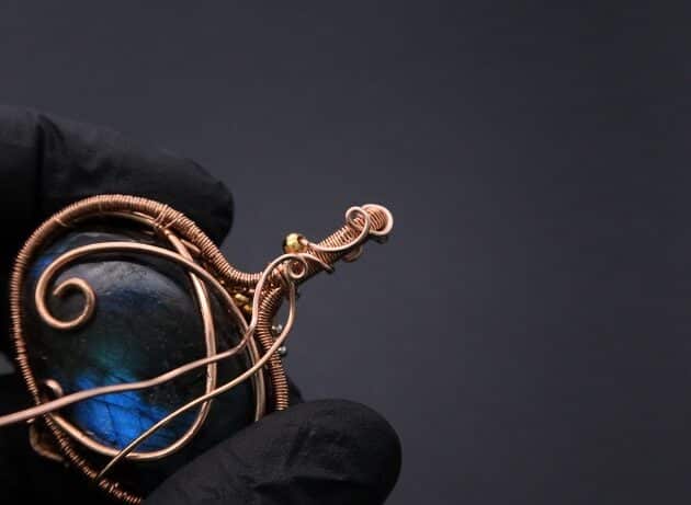 Wire-Wrapping Whimsical Woven Two Tree Handmade Pendant Tutorial 100