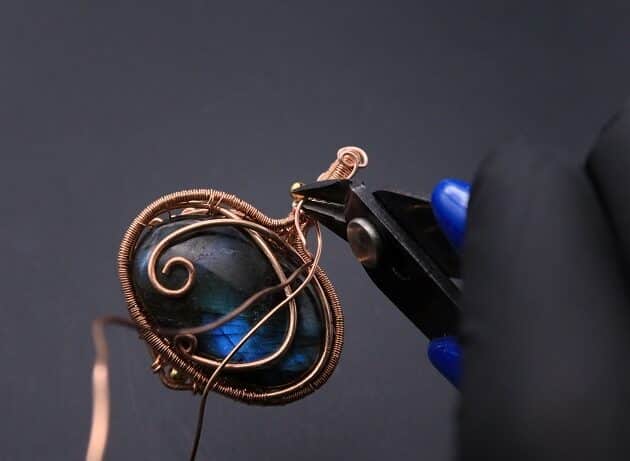 Wire-Wrapping Whimsical Woven Two Tree Handmade Pendant Tutorial 101