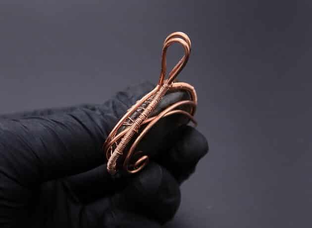 Wire-Wrapping Whimsical Woven Two Tree Handmade Pendant Tutorial 61
