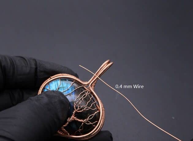Wire-Wrapping Whimsical Woven Two Tree Handmade Pendant Tutorial 63