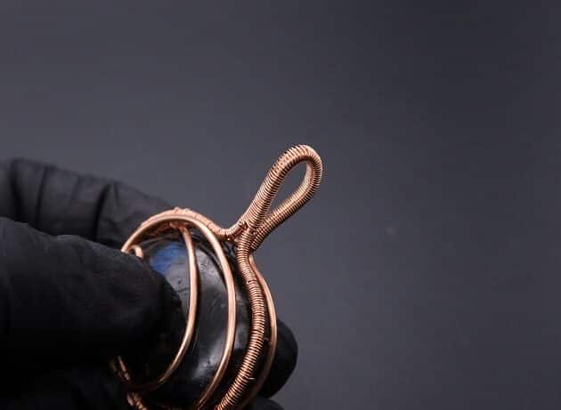 Wire-Wrapping Whimsical Woven Two Tree Handmade Pendant Tutorial 66