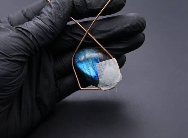 Wire-Wrapping Whimsical Woven Two Tree Handmade Pendant Tutorial 8