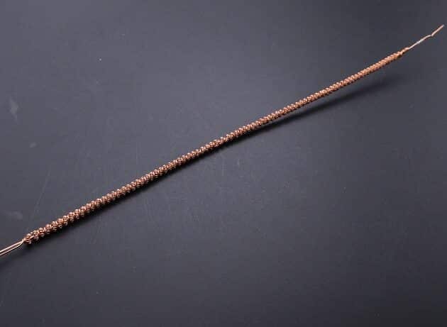 Wire-Wrapping Ammonite Shell Coiled Coil Copper Pendant Tutorial 32