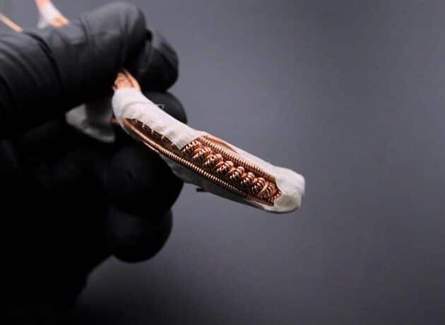 Wire-Wrapping Ammonite Shell Coiled Coil Copper Pendant Tutorial 44