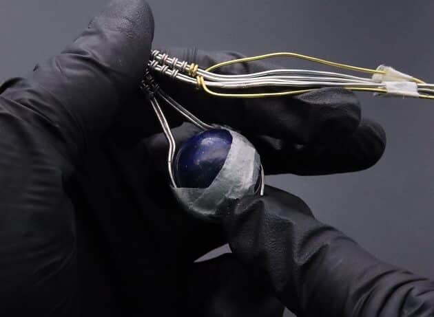 Wire-Wrapping Blue Marble Sphere Ball Abstract Swirl Pendant Tutorial 61