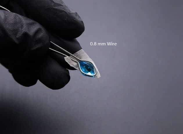 Wire-Wrapping Blue Molly Moon Silver Woven Pendant Tutorial 44