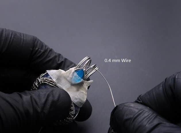 Wire-Wrapping Blue Molly Moon Silver Woven Pendant Tutorial 50