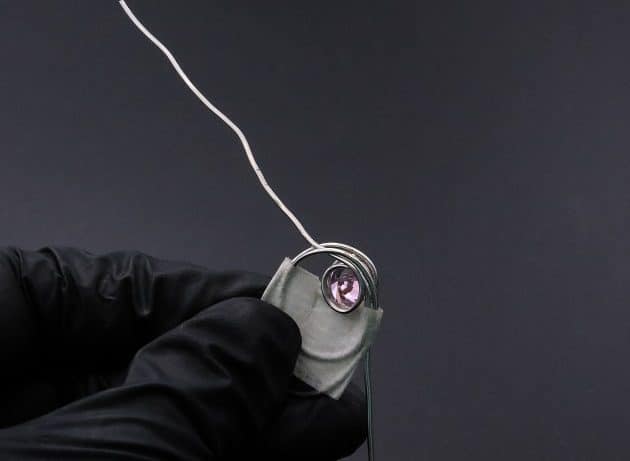 Wire-Wrapping Abstract Penguin Pink Diamond Pendant Tutorial 54